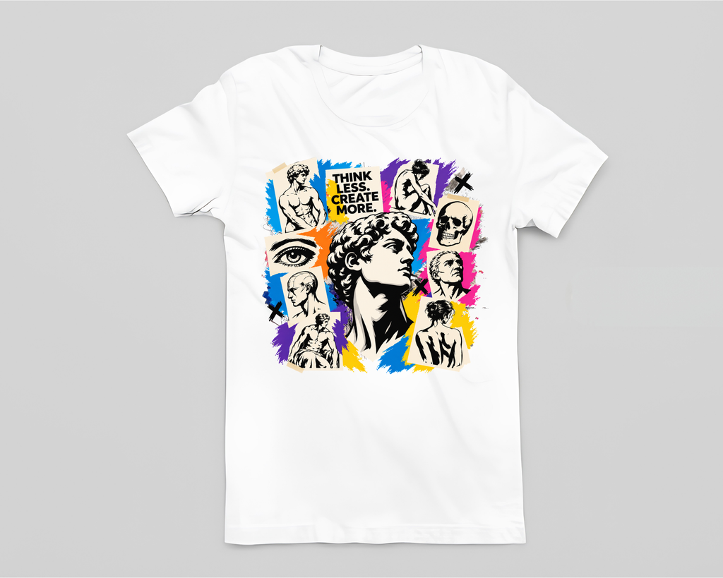 Think Less, Create More - Unisex T-Shirt
