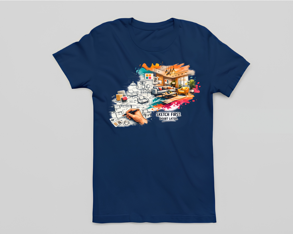 Sketch First, Doubt Later - Unisex T-Shirt