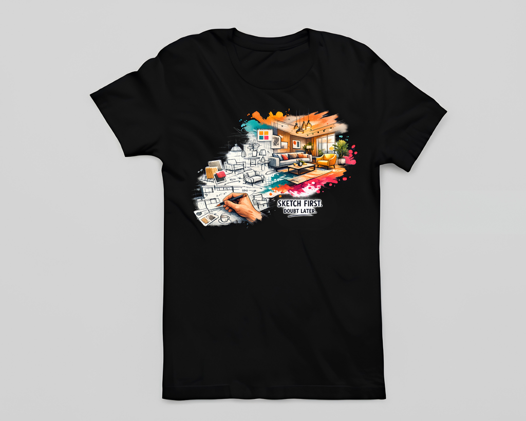 Sketch First, Doubt Later - Unisex T-Shirt