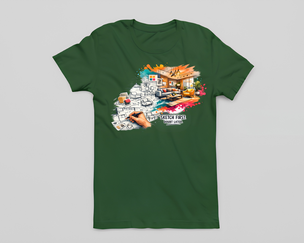 Sketch First, Doubt Later - Unisex T-Shirt
