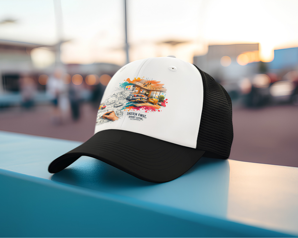 Sketch First, Doubt Later - Two-Tone Trucker Cap