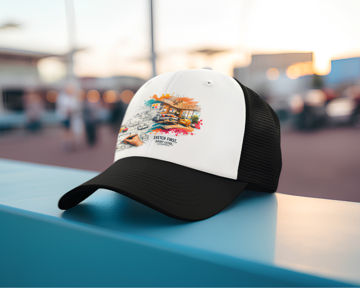 Sketch First, Doubt Later - Two-Tone Trucker Cap