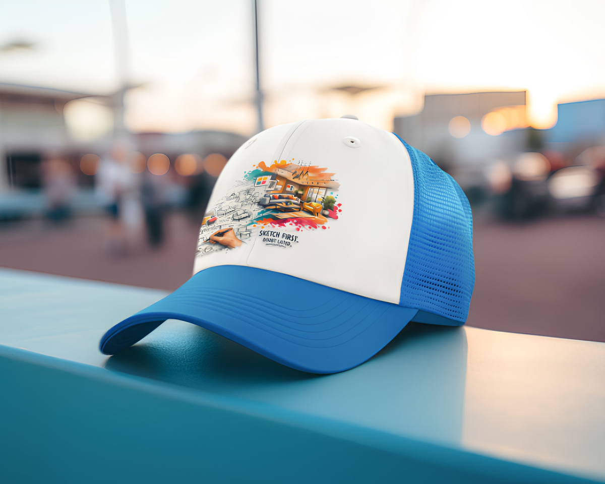 Sketch First, Doubt Later - Two-Tone Trucker Cap