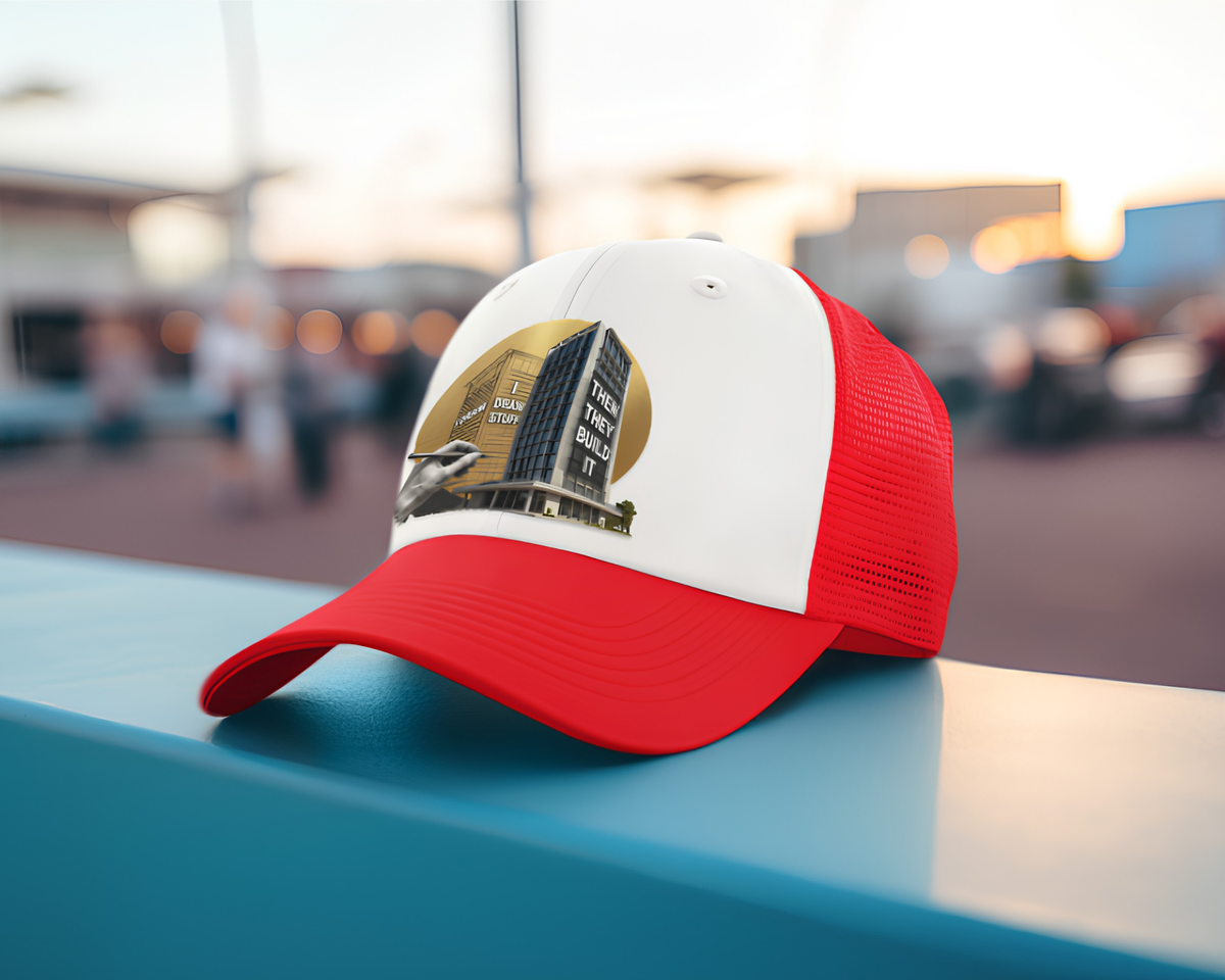 I Draw Stuff, Then They Build It - Two-Tone Trucker Cap