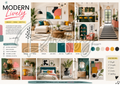 Modern Lively 01 - A3 Moodboard Canva Templates