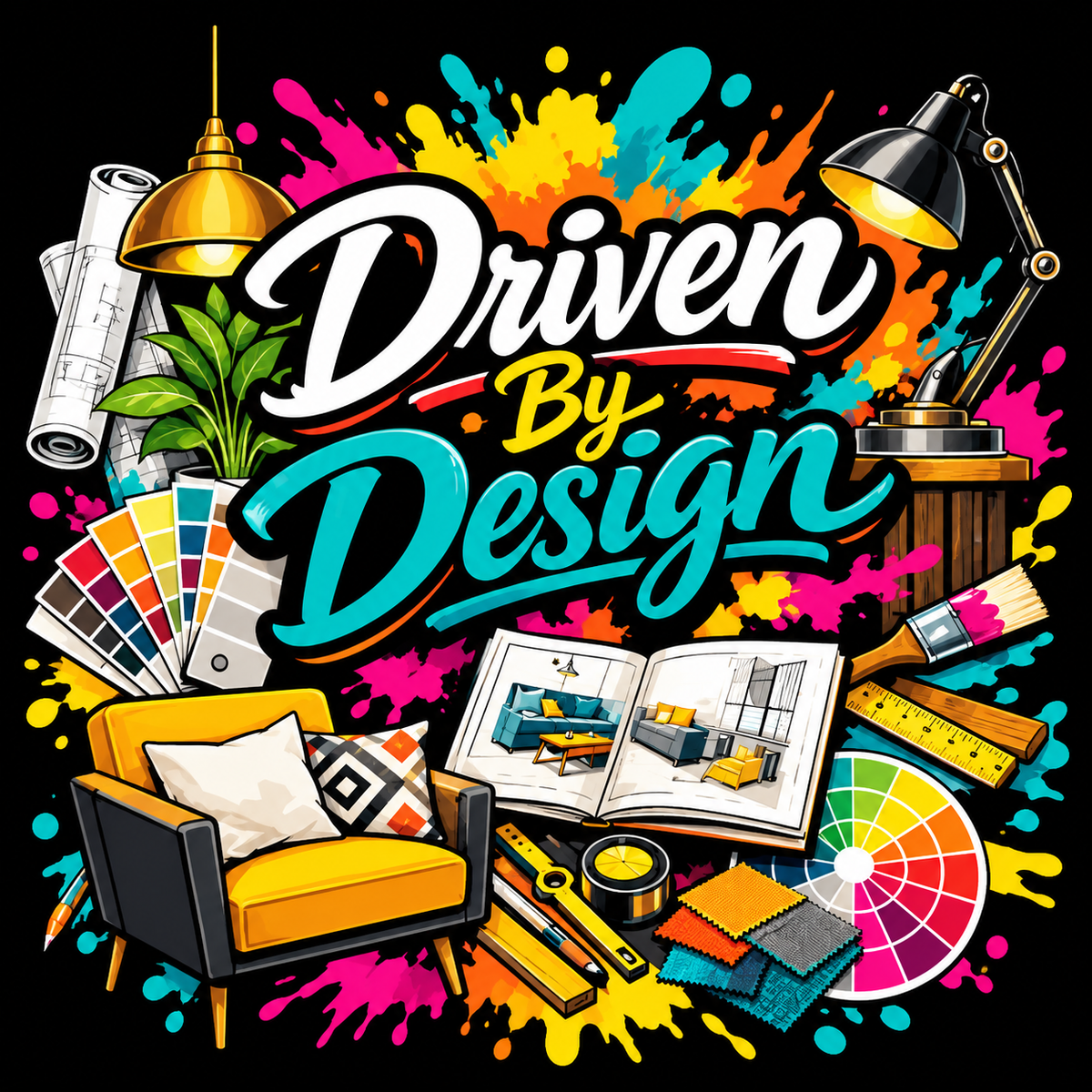 Driven by Design - Unisex T-Shirt